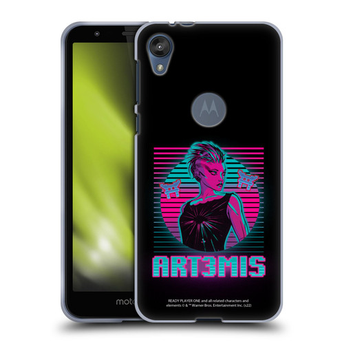 Ready Player One Graphics Character Art Soft Gel Case for Motorola Moto E6