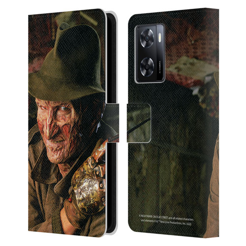 A Nightmare On Elm Street 4 The Dream Master Graphics Freddy Leather Book Wallet Case Cover For OPPO A57s