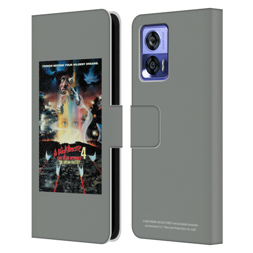 A Nightmare On Elm Street 4 The Dream Master Graphics Poster Leather Book Wallet Case Cover For Motorola Edge 30 Neo 5G