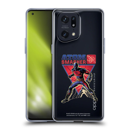 Black Adam Graphics Atom Smasher Soft Gel Case for OPPO Find X5 Pro