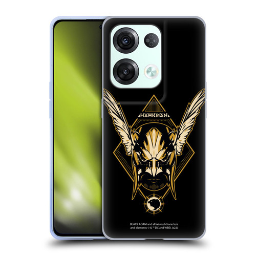 Black Adam Graphics Hawkman Soft Gel Case for OPPO Reno8 Pro