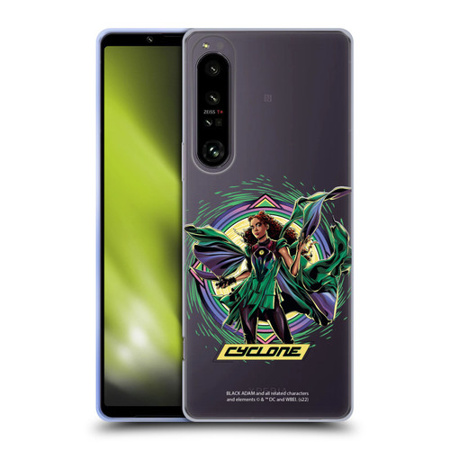 Black Adam Graphics Cyclone Soft Gel Case for Sony Xperia 1 IV