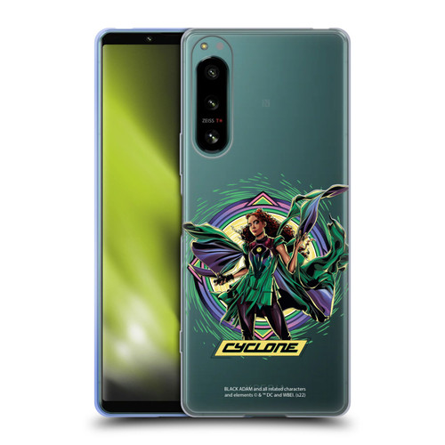 Black Adam Graphics Cyclone Soft Gel Case for Sony Xperia 5 IV