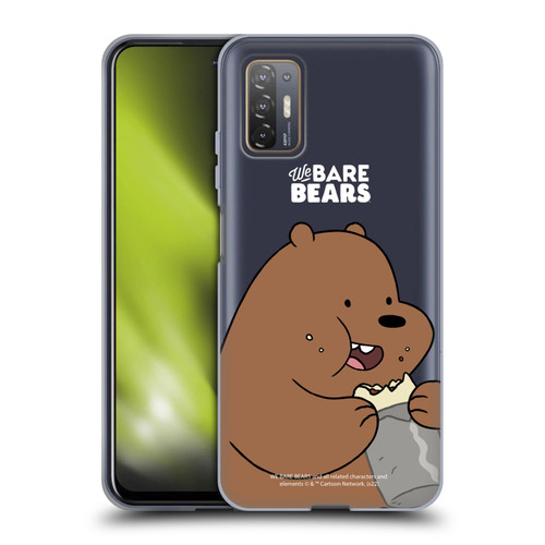 We Bare Bears Character Art Grizzly Soft Gel Case for HTC Desire 21 Pro 5G