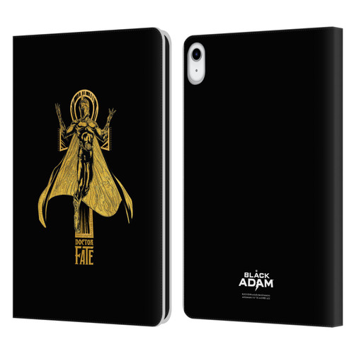 Black Adam Graphics Doctor Fate Leather Book Wallet Case Cover For Apple iPad 10.9 (2022)