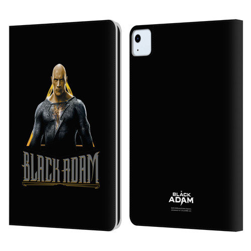 Black Adam Graphics Black Adam Leather Book Wallet Case Cover For Apple iPad Air 2020 / 2022