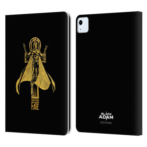 Black Adam Graphics Doctor Fate Leather Book Wallet Case Cover For Apple iPad Air 2020 / 2022