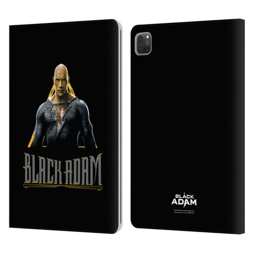 Black Adam Graphics Black Adam Leather Book Wallet Case Cover For Apple iPad Pro 11 2020 / 2021 / 2022