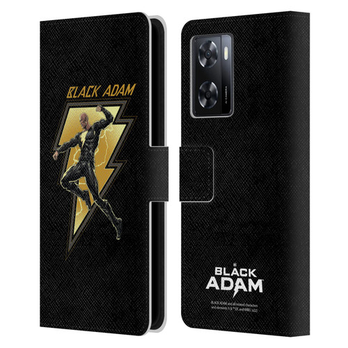 Black Adam Graphics Black Adam 2 Leather Book Wallet Case Cover For OPPO A57s