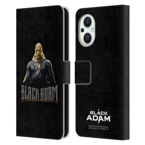 Black Adam Graphics Black Adam Leather Book Wallet Case Cover For OPPO Reno8 Lite