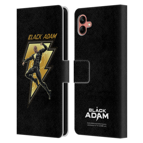 Black Adam Graphics Black Adam 2 Leather Book Wallet Case Cover For Samsung Galaxy A04 (2022)