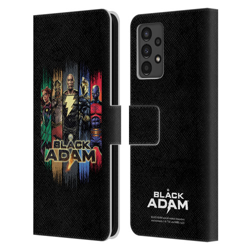 Black Adam Graphics Group Leather Book Wallet Case Cover For Samsung Galaxy A13 (2022)