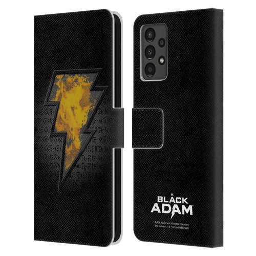 Black Adam Graphics Icon Leather Book Wallet Case Cover For Samsung Galaxy A13 (2022)