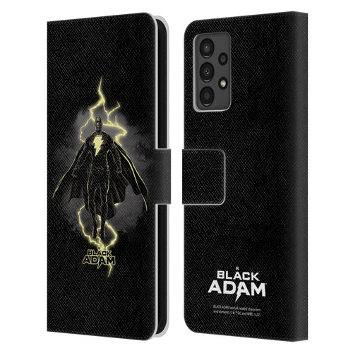 Black Adam Graphics Lightning Leather Book Wallet Case Cover For Samsung Galaxy A13 (2022)