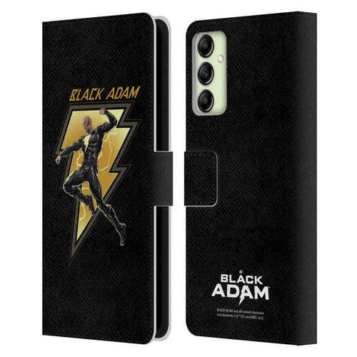 Black Adam Graphics Black Adam 2 Leather Book Wallet Case Cover For Samsung Galaxy A14 5G