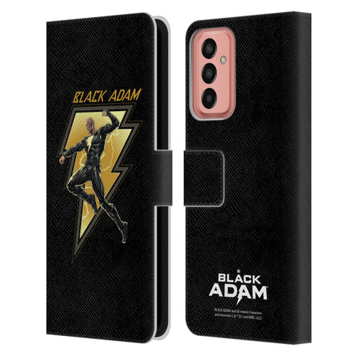 Black Adam Graphics Black Adam 2 Leather Book Wallet Case Cover For Samsung Galaxy M13 (2022)
