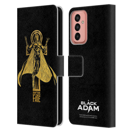 Black Adam Graphics Doctor Fate Leather Book Wallet Case Cover For Samsung Galaxy M13 (2022)