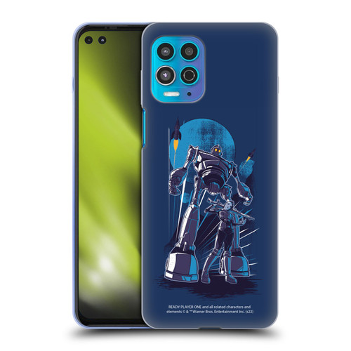 Ready Player One Graphics Iron Giant Soft Gel Case for Motorola Moto G100