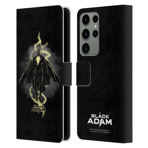 Black Adam Graphics Lightning Leather Book Wallet Case Cover For Samsung Galaxy S23 Ultra 5G