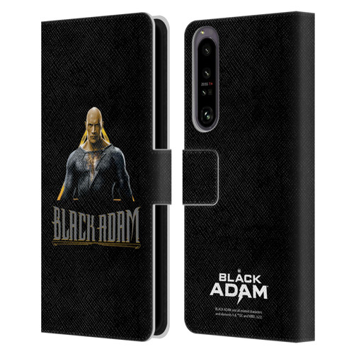 Black Adam Graphics Black Adam Leather Book Wallet Case Cover For Sony Xperia 1 IV