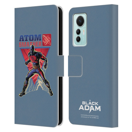 Black Adam Graphics Atom Smasher Leather Book Wallet Case Cover For Xiaomi 12 Lite