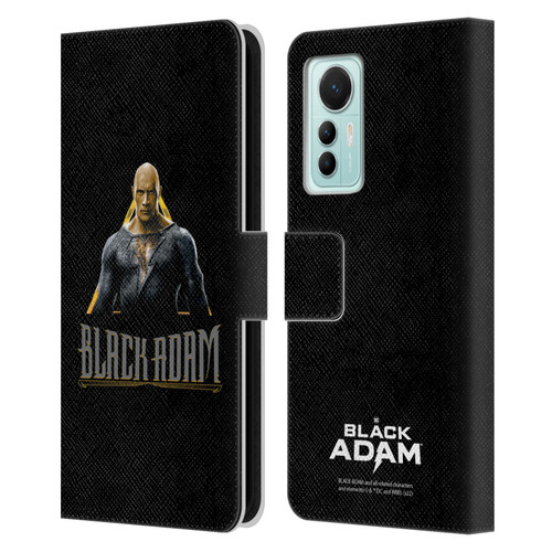 Black Adam Graphics Black Adam Leather Book Wallet Case Cover For Xiaomi 12 Lite