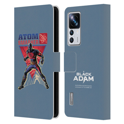 Black Adam Graphics Atom Smasher Leather Book Wallet Case Cover For Xiaomi 12T Pro