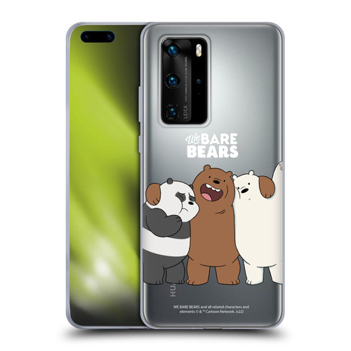 We Bare Bears Character Art Group 1 Soft Gel Case for Huawei P40 Pro / P40 Pro Plus 5G