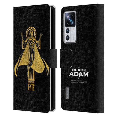 Black Adam Graphics Doctor Fate Leather Book Wallet Case Cover For Xiaomi 12T Pro