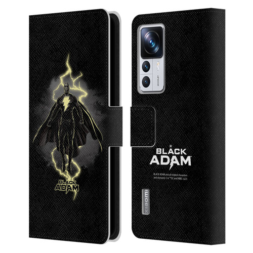 Black Adam Graphics Lightning Leather Book Wallet Case Cover For Xiaomi 12T Pro