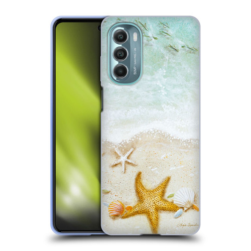 Lisa Sparling Birds And Nature Sandy Shore Soft Gel Case for Motorola Moto G Stylus 5G (2022)