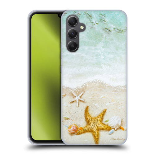 Lisa Sparling Birds And Nature Sandy Shore Soft Gel Case for Samsung Galaxy A34 5G