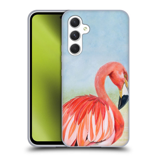 Lisa Sparling Birds And Nature Flamingo Soft Gel Case for Samsung Galaxy A54 5G