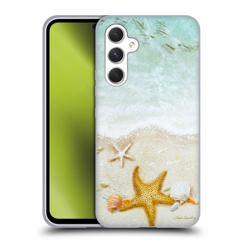 Lisa Sparling Birds And Nature Sandy Shore Soft Gel Case for Samsung Galaxy A54 5G