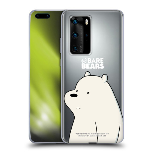 We Bare Bears Character Art Ice Bear Soft Gel Case for Huawei P40 Pro / P40 Pro Plus 5G