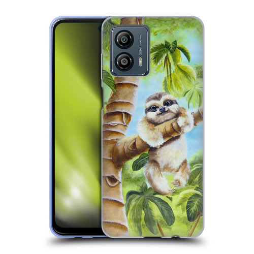 Lisa Sparling Creatures Cutest Sloth Soft Gel Case for Motorola Moto G53 5G