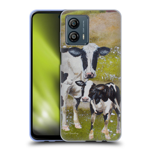 Lisa Sparling Creatures Two Cows Soft Gel Case for Motorola Moto G53 5G
