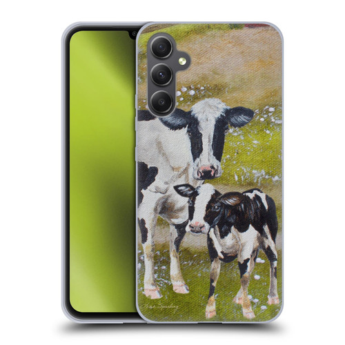 Lisa Sparling Creatures Two Cows Soft Gel Case for Samsung Galaxy A34 5G