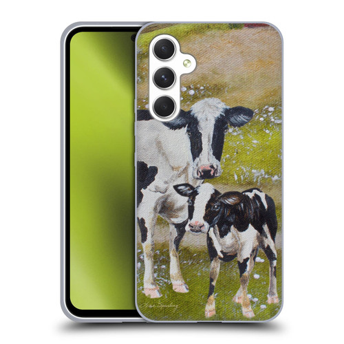 Lisa Sparling Creatures Two Cows Soft Gel Case for Samsung Galaxy A54 5G