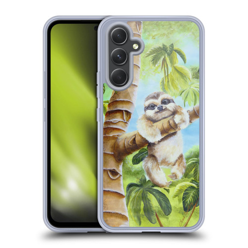 Lisa Sparling Creatures Cutest Sloth Soft Gel Case for Samsung Galaxy A54 5G