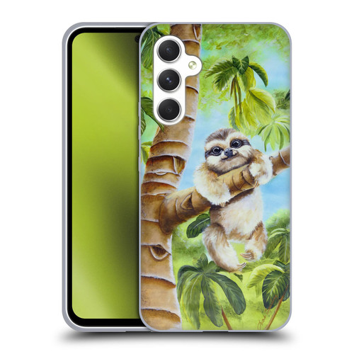 Lisa Sparling Creatures Cutest Sloth Soft Gel Case for Samsung Galaxy A54 5G