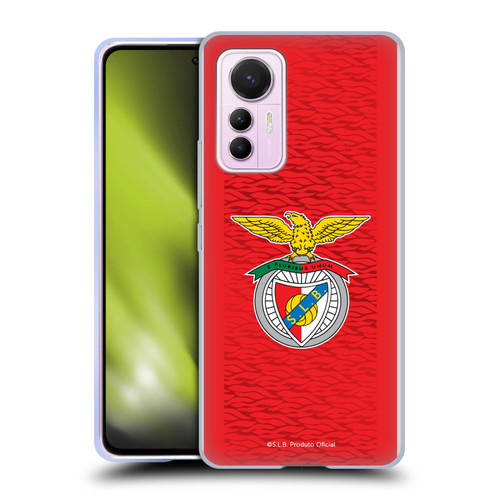 S.L. Benfica 2021/22 Crest Kit Home Soft Gel Case for Xiaomi 12 Lite