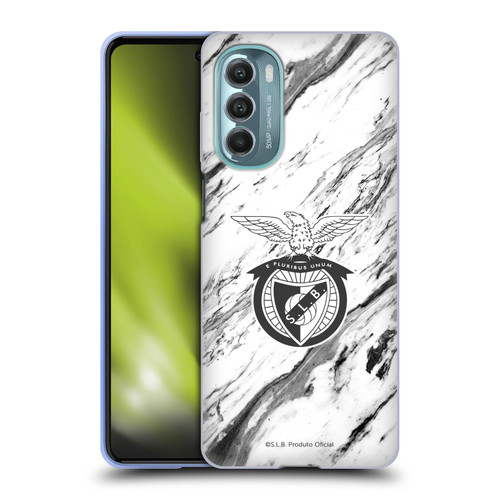 S.L. Benfica 2021/22 Crest Marble Soft Gel Case for Motorola Moto G Stylus 5G (2022)
