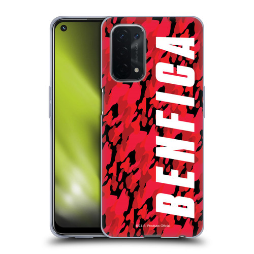 S.L. Benfica 2021/22 Crest Camouflage Soft Gel Case for OPPO A54 5G