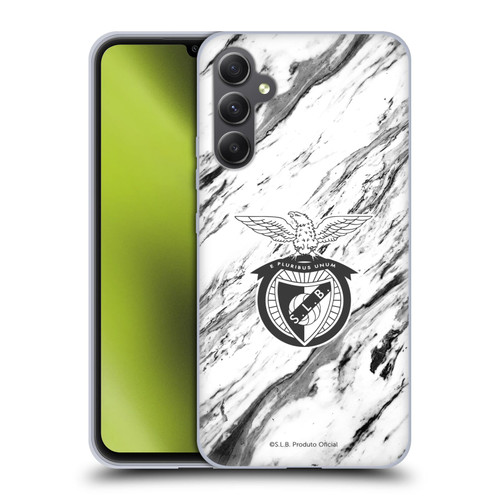 S.L. Benfica 2021/22 Crest Marble Soft Gel Case for Samsung Galaxy A34 5G