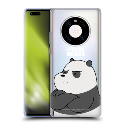 We Bare Bears Character Art Panda Soft Gel Case for Huawei Mate 40 Pro 5G
