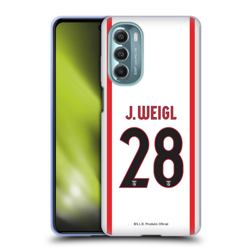 S.L. Benfica 2021/22 Players Away Kit Julian Weigl Soft Gel Case for Motorola Moto G Stylus 5G (2022)