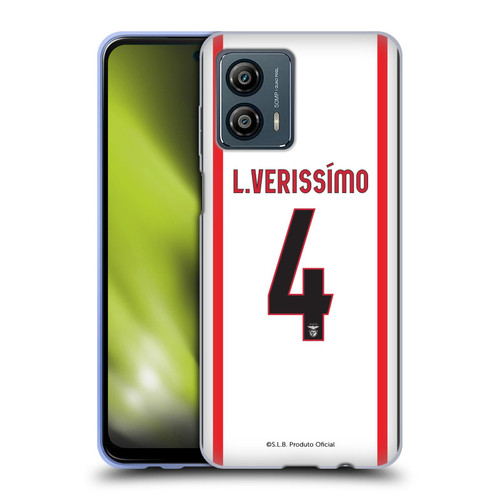 S.L. Benfica 2021/22 Players Away Kit Lucas Veríssimo Soft Gel Case for Motorola Moto G53 5G