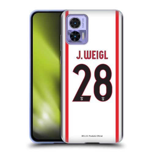 S.L. Benfica 2021/22 Players Away Kit Julian Weigl Soft Gel Case for Motorola Edge 30 Neo 5G