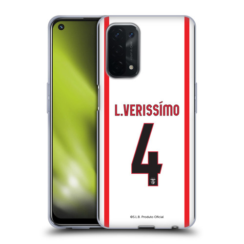 S.L. Benfica 2021/22 Players Away Kit Lucas Veríssimo Soft Gel Case for OPPO A54 5G